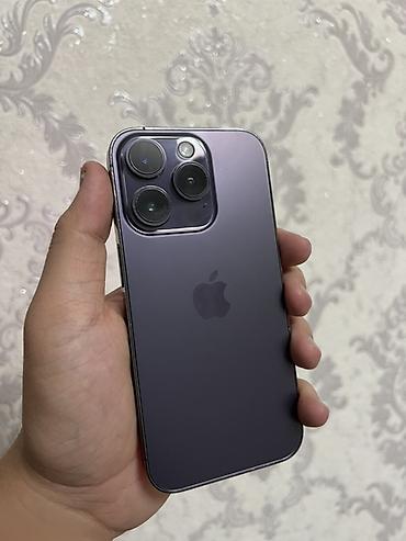 Apple iPhone: IPhone 14 Pro, Б/у, 256 ГБ, Deep Purple, 77 % — 2