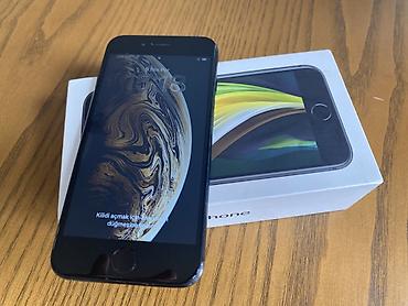 ikinci el iphone 16: IPhone SE 2020, 64 GB, Qara, Barmaq izi — 3