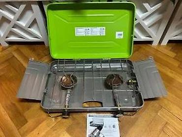 Oprema za kampovanje: Prenosni kamping gasni šporet sa 2 gorionika – Flame King - Dva — 26