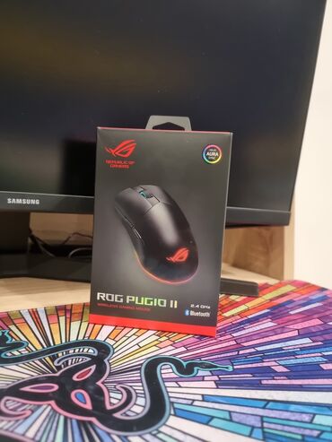 проводная мышка genius: Игровая мышка asus rog pugio 2,мышка почти что новая в идеальном