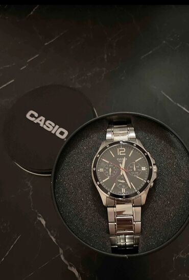 bakı saatı: Yeni, Qol saatı, Casio, rəng - Gümüşü