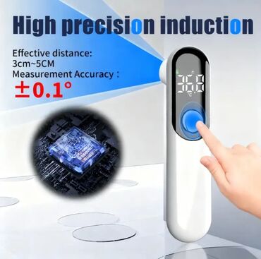 Termometrlər: Təmasız rəqəmsal termometr - İnfraqırmızı, təmas olmadan ölçüm - C/F — 2