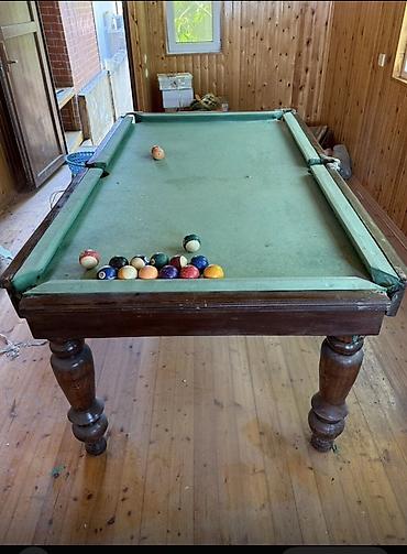 bilardo masası: Bilyard masası – klassik ağac konstruksiya - Material: masif ağac — 2