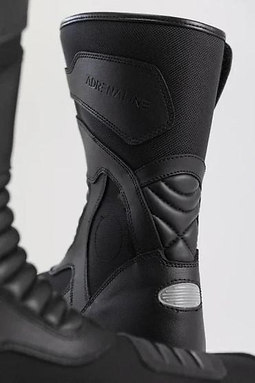 bata usce: Moto čizme Adrenaline – touring/sport stil, crna boja - Materijal — 5