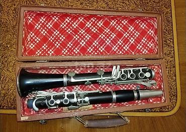 saz aleti: USSR istehsalı klarinet + orijinal futlyar - Model/işarə: H-160ПР6 — 1