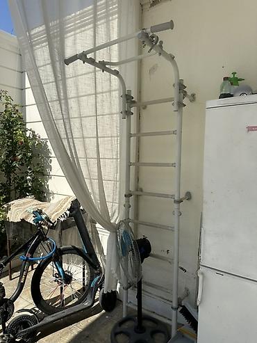 İdman və istirahət: Universal divar-fitnes turniki və İsveç pilləkəni (wall bars) - — 1