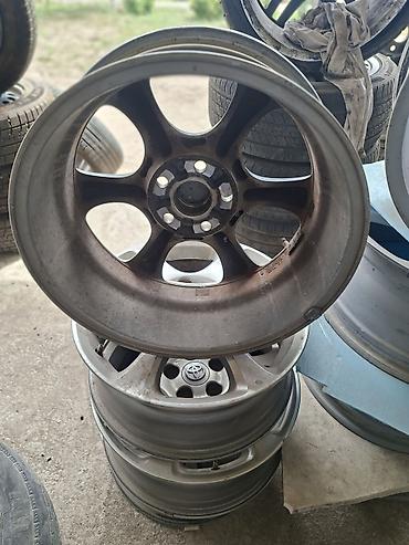 r16 тойота: Литые Диски R 17 Toyota, Комплект, отверстий - 5, Б/у — 2