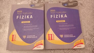 test toplusu fizika pdf: Fizika test toplusu 2023 Kitabların heç birininin içərisi yazılmayıb