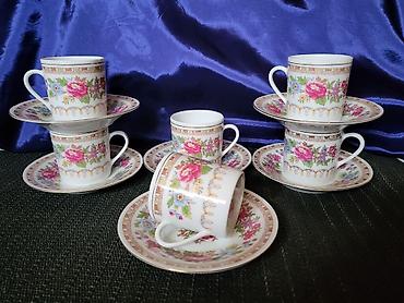 Kuhinjski setovi: Soljice nove za kafu kineski porcelan iz 70,80ih.godina. Nove — 6
