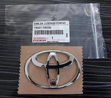 Auto delovi, gume i tjuning: Samolepljiv Znak Toyota 8,7 x 5,8cm - original. Samolepljvi znak — 5