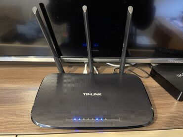 adsl wifi modem: Роутер Wi-Fi TP-LINK TL-WR940N 450Mb/s 2.4GHz, 4xLAN 100Mb/s Б/у