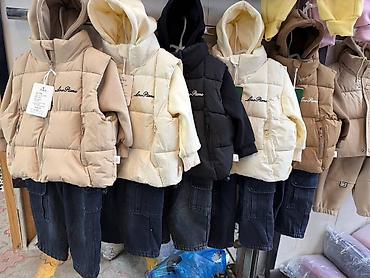 куртка подростковая зимняя: Детские утепленные комплекты с жилетом и худи - Состав комплекта — 2