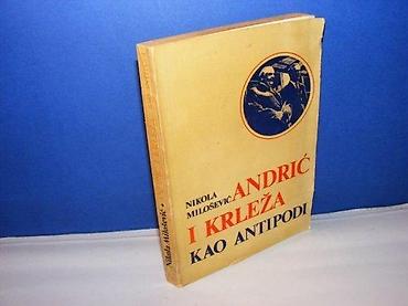 keyboard: ANDRIĆ I KRLEŽA KAO ANTIPODI N. Milošević SLOVO LJUBVE 1976 broš — 1