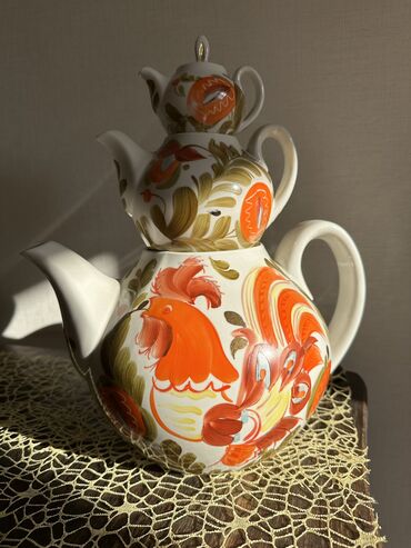 набор кухонных ножей: "Дружная семейка" чайников "Золотой петушок": Папа - объем 3 л.