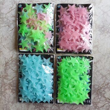 Digər ev dekoru: Fosfor Ulduzlar
Paçkada 100 ədəd
Böyük ölçü — 2