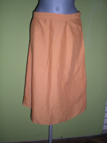 hm teksas suknje: M (EU 38), Midi, bоја - Narandžasta