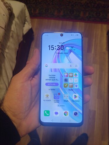 установка кондиционера в баку: Honor X8a, 128 GB, rəng - Göy, Barmaq izi