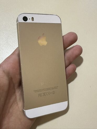 qapı dinamiki: IPhone 5s, 16 ГБ, Золотой, Отпечаток пальца