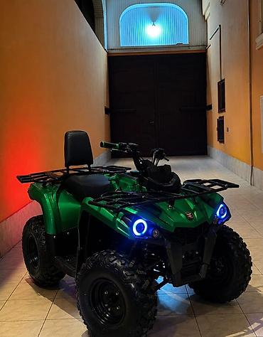 led isiqlar: ATV/kvadrosikl – yaşıl rəng, güclü off-road təkərlər və iki rəfli — 6
