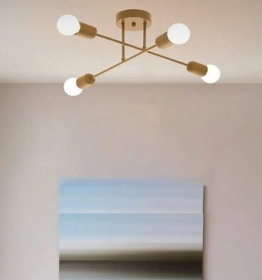 Vazalar: Çılçıraq, 4 lampa, Metal