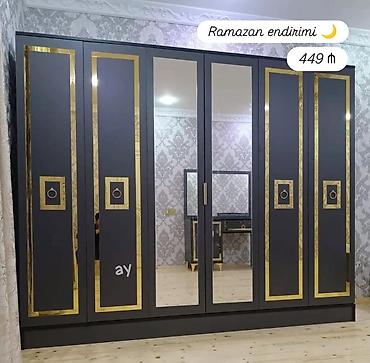 шкаф купе баку: *6 Qapılı Dolab* – Sifarişlə Hazırlanır Ölçü: 240 × 47 × 200 Rəng — 1