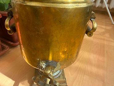 antik samovar alıram: Əla vəziyyətdə, 17 möhürlü 1874cü ildən qalma 150 illik antik — 6
