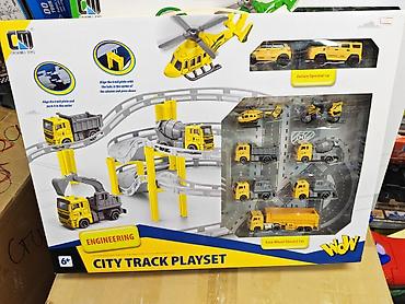 вертолёты: Игровой набор «City Track Playset» (Engineering) — многоуровневая — 1