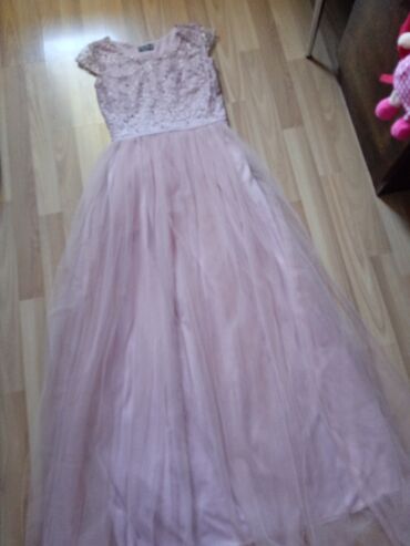 sacaqli donlar: Детское платье цвет - Розовый