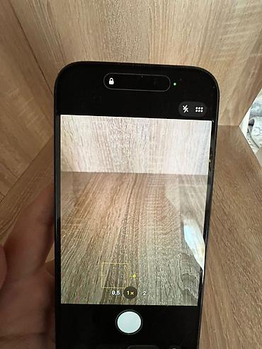 Apple iPhone: IPhone 15, Б/у, 128 ГБ, Черный, Кабель, 88 % — 12