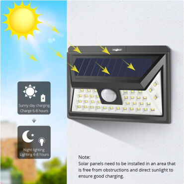 фонарик солнечный: Солнечный фонарик с датчиком движения описание 3 режима работы
