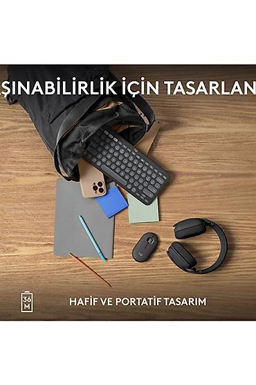 ipad 128gb: ⚫️Logitech K380s Pebble Keys 2 (Siyah) - Logitech şirkətinin yeni — 6