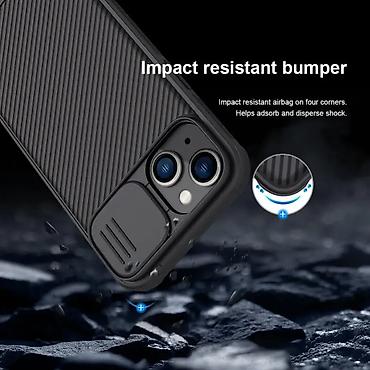Maske i futrole za telefone: Maska Nillkin CamShield Pro za iPhone 14 6.1 crna. Uz brzu dostavu i — 8