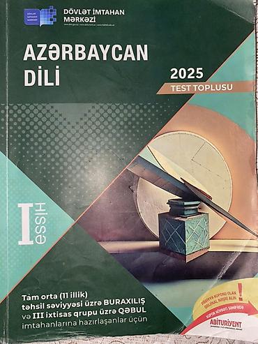 Testlər: Azərbaycan dili Testlər 11-ci sinif, DİM, 1-ci hissə, 2024 il — 1