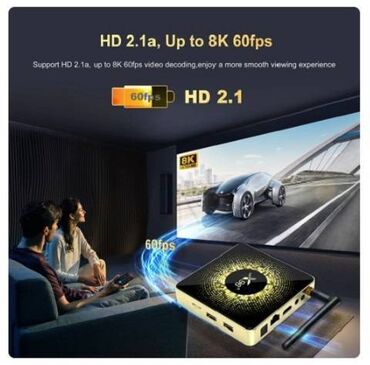 Aksesoari za TV i video: Android box X96-X10 Amlogic S928X- 8/64GB,WIFI6, 1GB LAN, 8K Nov na — 8