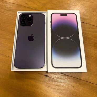 iphone 6 satisi: IPhone 14 Pro Max, 128 GB, Deep Purple, Face ID, Simsiz şarj, Sənədlərlə