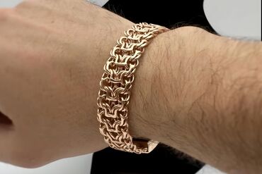 Серебряные цепочки: Золотой Браслет "Император" Вес 55 грамм Длина 21 см Ширина 15.5 мм