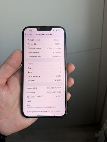 13 pro max graphite: IPhone 13 Pro Max, 256 ГБ - Модель: iPhone 13 Pro Max (экран ) - — 3