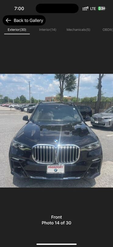 BMW: BMW X7: 2019 г., 3 л, Бензин, Внедорожник — 2