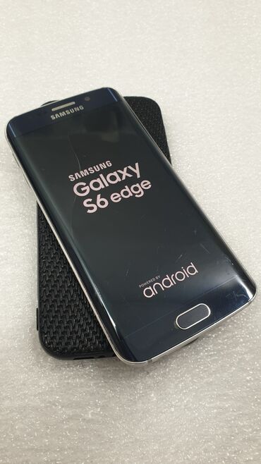Samsung: Samsung Galaxy S6 Edge, Б/у, 32 ГБ, цвет - Синий