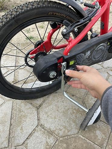 Velosipedlər: İşlənmiş İki təkərli Uşaq velosipedi 16", sürətlərin sayı: 1, Pulsuz çatdırılma — 2