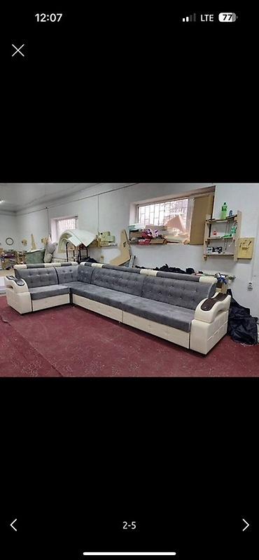 Угловые диваны: Угловой диван, C подушками, Трехместный — 8