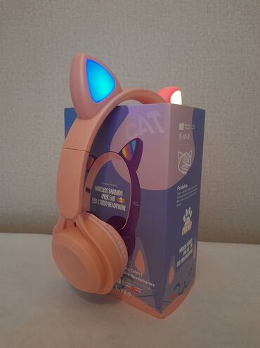 gaming qulaqliq: Yeni Simsiz (Bluetooth) Qulaqcıqlar, 3Q, rəng - Çəhrayı