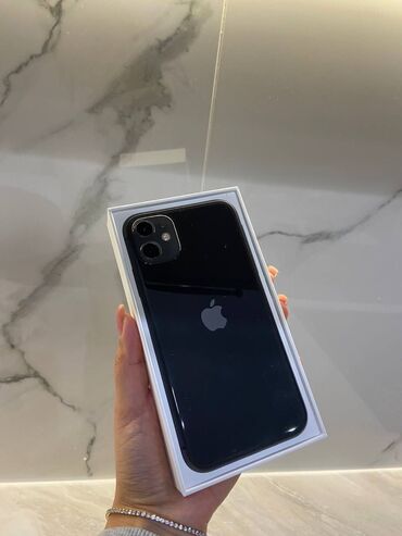 где купить дешевые телефоны: IPhone 11, Б/у, 64 ГБ, Black Titanium, Коробка, 76 %