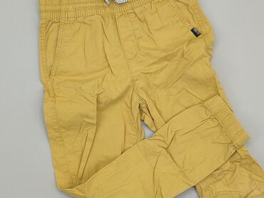 spodnie woskowane brązowe: Sweatpants, H&M, 9 years, 128/134, condition - Good