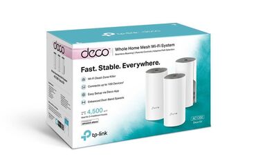 el modemi: TP-Link - Deco E4 (3-pack) ( AC1200 Whole Home Mesh Wi-Fi System )