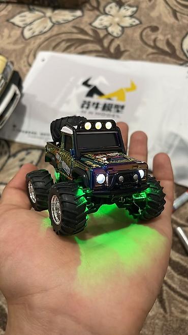 вертолетик в машину: Металлический радиоуправляемый внедорожник 1:64 - Масштаб корпус из — 4