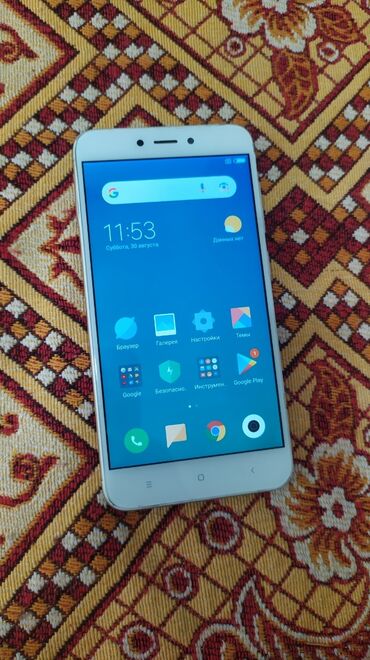 телефон редми а6: Redmi, Redmi 4X, Колдонулган, 16 ГБ, түсү - Ак, 2 SIM