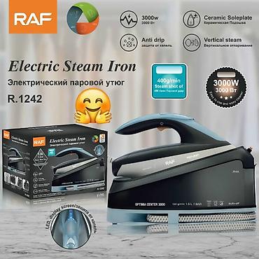derzi ütüsü: RAF Electric Steam Iron R.1242 – buxarlı ütü sistemi metro daxilində — 1