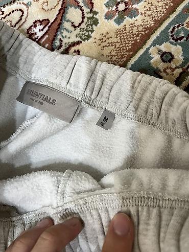 lining бу: Серые спортивные штаны Essentials Fear of God. - Прямой крой, средняя — 5