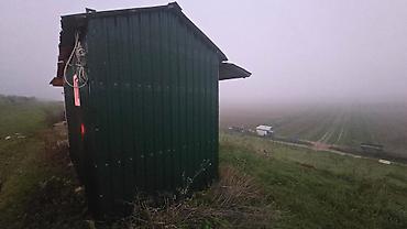 Konteynerlər: Metal karkaslı daşınabilən konteyner-ev/boks - Korpus: tünd yaşıl — 2